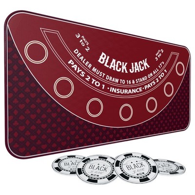 Blackjack Table Mat 70