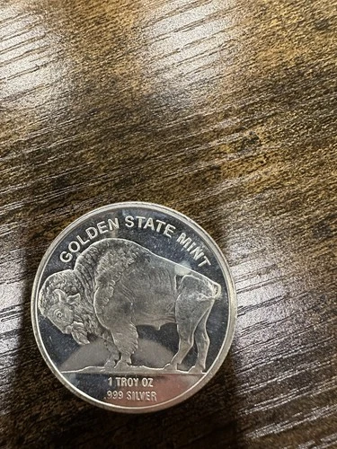 1 oz Troy .999 Silver - 2025 Liberty Buffalo Round - Indian Head -  Unbranded