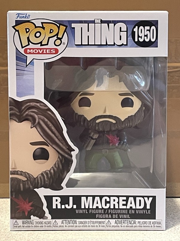 Funko POP! The Thing RJ MacReady #1950. Brand New In Funko Pop Protector.