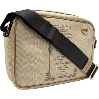 Bvlgari Collezione Shoulder Bag 32107 Leather Beige Women's #KNB7408