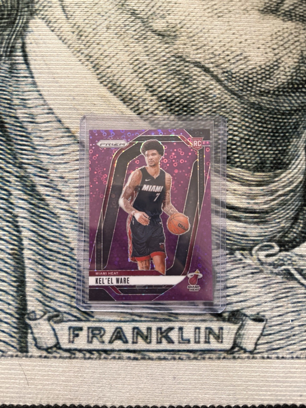 2024-25 Prizm Kel'el Ware RC #/75 Fast Break Purple #248 Rookie