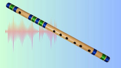 Flutes G Scale Natural Professional Learner Beginner Bamboo Bansuri Flute 19Inch