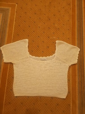 Abercrombie & Fitch Häckel Shirt XL Naturweiss