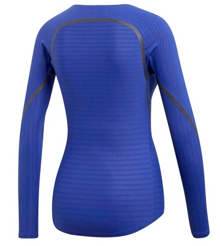 Adidas ALPHASKIN Damen Kompression Shirt langarm Sport Laufshirt Body Shaper Top - Bild 3 von 4