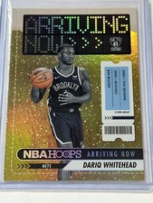 2023-24 NBA Hoops Dariq Whitehead Arriving Now RC Winter SP Holo #17 Nets Rookie