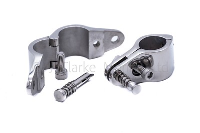 Bimini verstellbar Open Top Slide Clamp Rohr Boot Baldachin Abdeckung Rahmenbeschlag