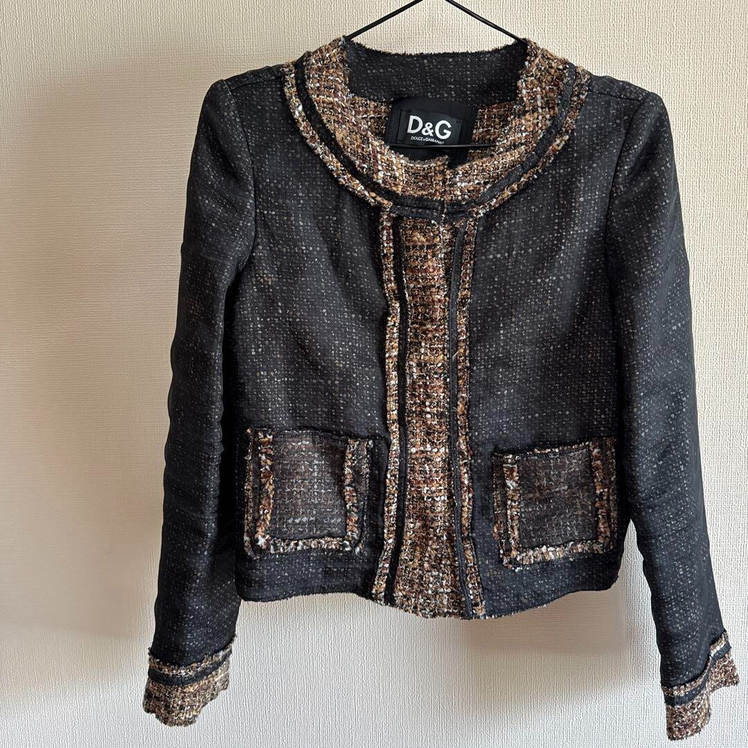 【関税＆送料込み】Dolce & Gabbana 4 Pockets Tweed Jacket Dolce and gabbana tweed jacket size 42 | eBay