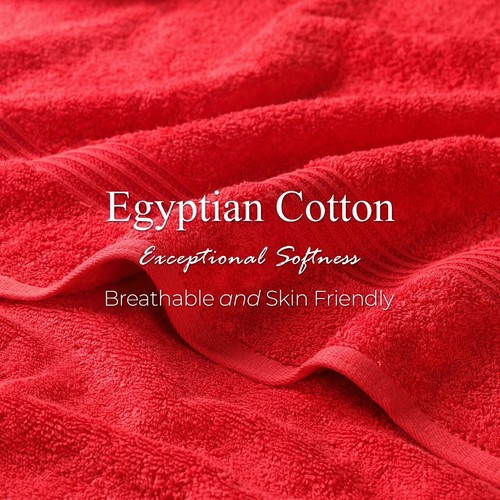 Heritage Egyptian Cotton Plush Absorbent Luxury Face Towel Washcloth Set of 10 - Picture 129 of 205