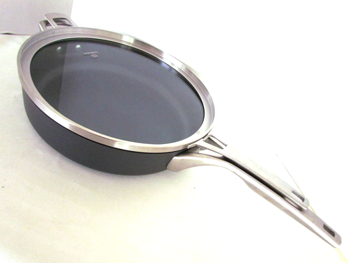 CALPHALON PREMIER SPACE SAVING HARD ANODIZED NONSTICK 5 Qt SAUTE PAN 12" EUC - Picture 3 of 9
