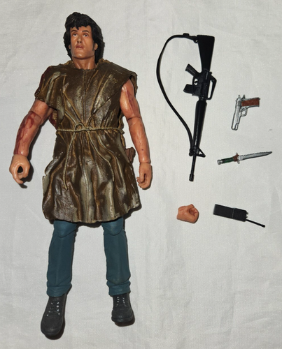 NECA John J. Rambo Survival Version First Blood Authentic Figure 2013 ...