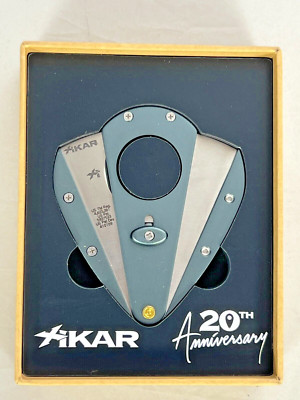 20th Anniversary XiKAR Xi1 Cigar Cutter Titanium 101RTI BRAND NEW -Free Shipping