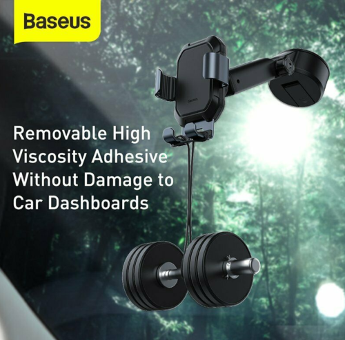 BASEUS Car phone holder windshield Stand - Picture 3 of 4