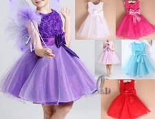 AU STOCK GIRLS PRINCESS PARTY DANCE BRIDESMAID COSTUME TULLE TUTU DRESS GD011