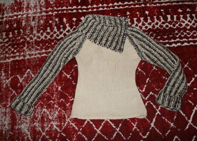 Oberteil/Langarmshirt/Pulli in beige von Flashlights, Größe 36/38, Grobstrick