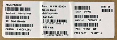 Intel AHWBP12GBGB 4 Port 12G SAS Bridge Board RAID 0/1/10 NEW