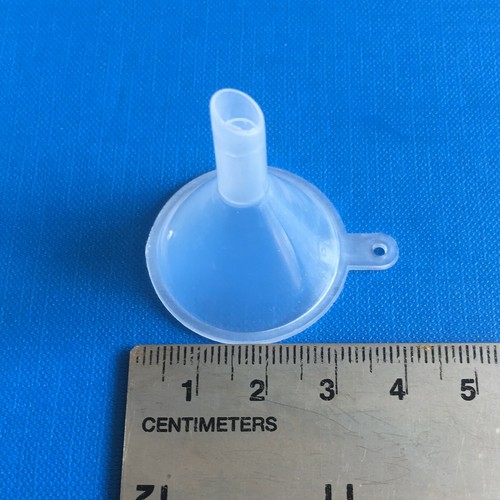 1-100 FUNNEL NARROW NECK mini atomiser small tiny plastic atomiser micro 3cm UK - Picture 5 of 7
