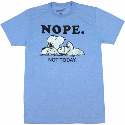 #ad #ad Peanuts Snoopy Nope Not Today T Shirt $19.99