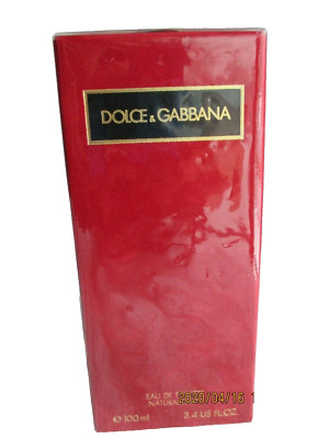 Vntage Dolce & Gabbana Eau De Toilette Natural Spray 3.4 oz Italy Factory Sealed