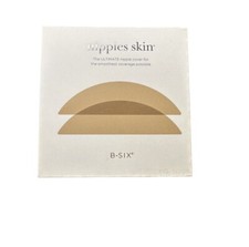 Nippies Skin Reusable Adhesives Silicone Nipple Covers Caramel Sz 2 4" D Cups