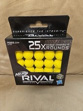 Nerf Rival 25X High-Impact Rounds Balls Rival Precision Battling New  Sealed