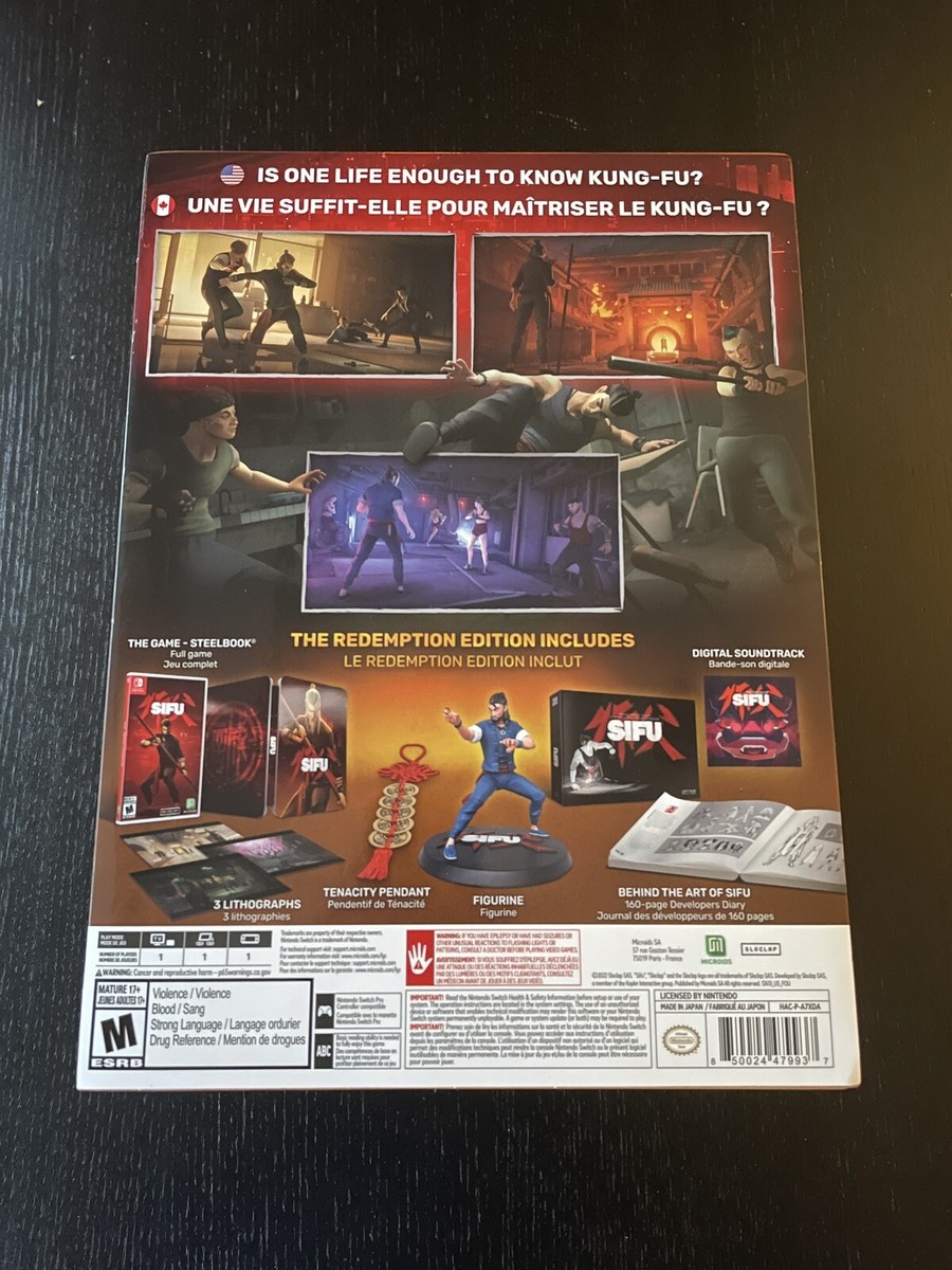 SIFU Redemption Edition NEW/open STATUE, etc (NO GAME/NO BOOK