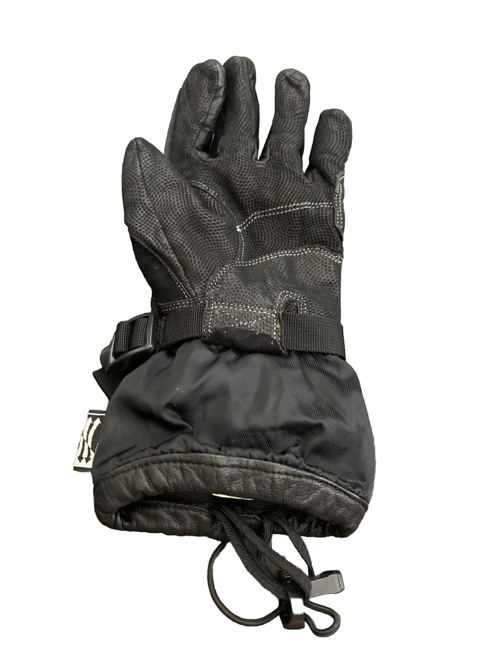 Guantes de moto para hombre pequeños First Gear Pittards cuero Hipora negro Foto 3 de 4