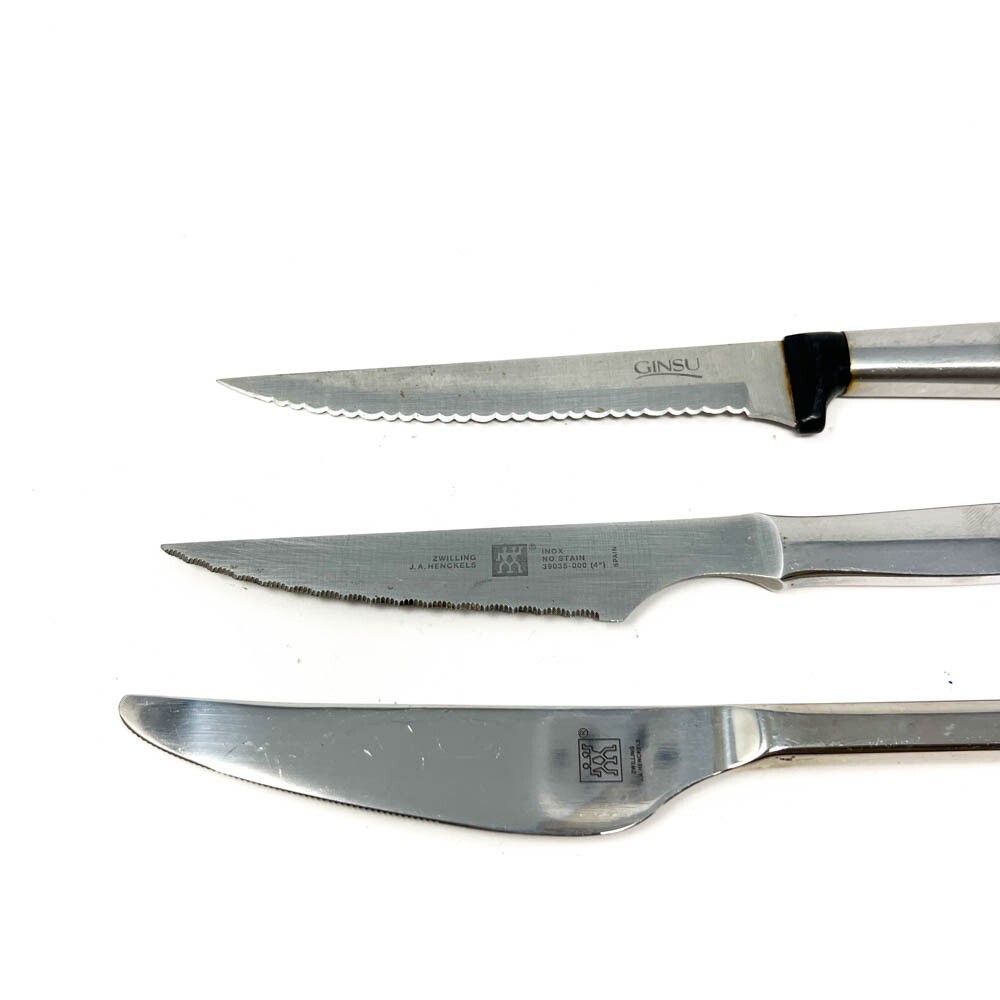 3 Pcs Zwilling JA Henckels 39035 Steak, Serving and Ginsu