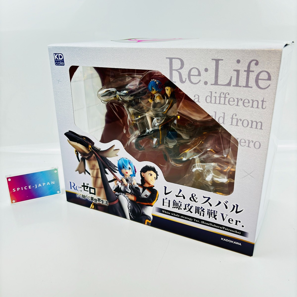 Kadokawa KDcolle Re:Zero Rem & Subaru Attack on the White Whale