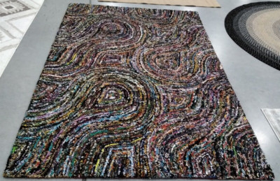MULTI 5' X 8' Broken Thread Rug, Reduced Price 1172725985 NAN437A-5