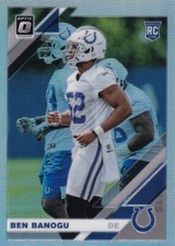 2019 OPTIC PRIZMS HOLO RC BEN BANOGU INDIANAPOLIS COLTS PRIZM PARALLELS - E3266