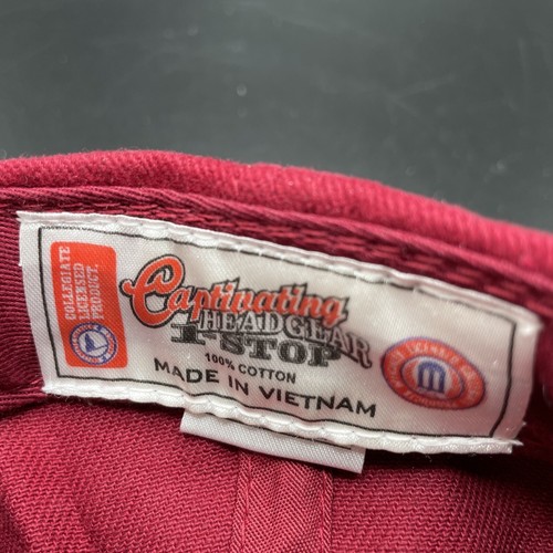 Alabama Crimson Tide Hat Cap Red White Embroidered Roll Tide Adjustable New WOT - Picture 7 of 15