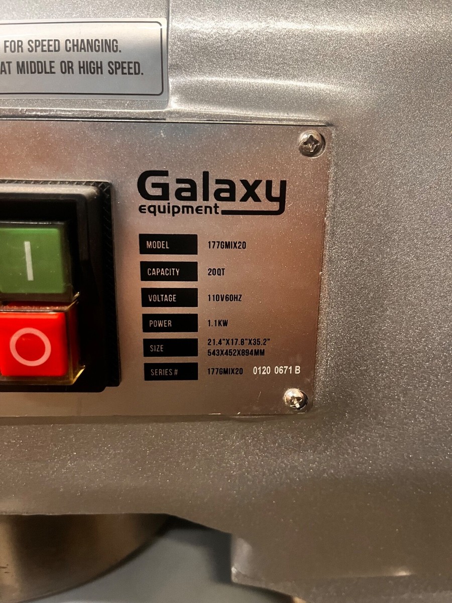 Galaxy Equipment 20qt Commercial Mixer | eBay