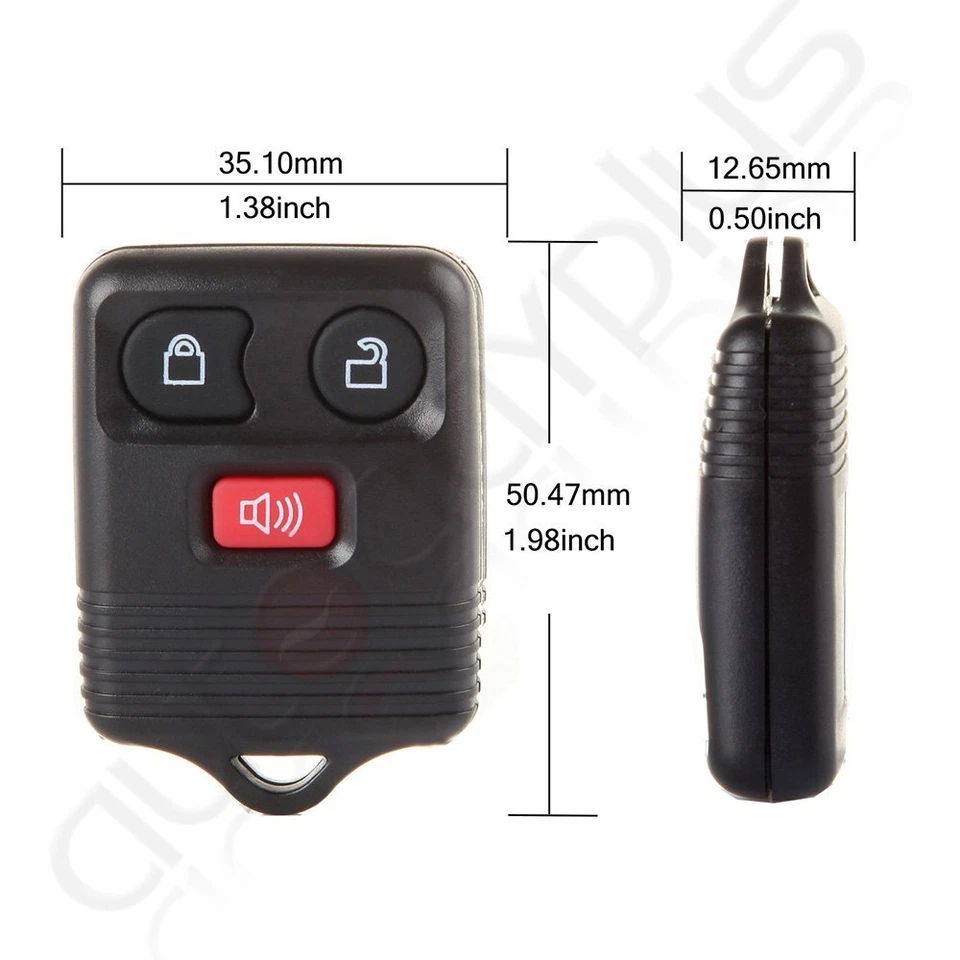 Remote Car Key Fob for 2002 2003 2004 2005 2006-2010 Ford F150 Keyless Control - Image 4 of 4