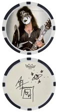 ACE FREHLEY - MUSIC LEGEND - POKER CHIP -  ***SIGNED***