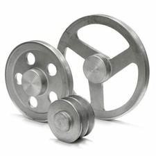 PULEGGIA IN ALLUMINIO SEZIONE B PER MOTORE ELETTRICO COMPRESSORE S/FORO 14896V