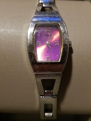 purple watch fossil