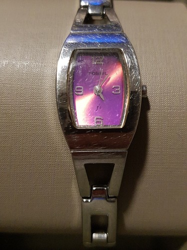 Fossil F2 Watch Stainless Steel Purple 
