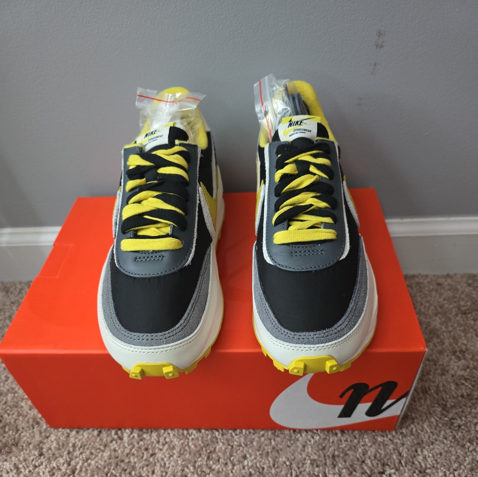 SACAI X NIKE Taglia 8 Nike sacai x Undercover x LDWaffle Bright Citron