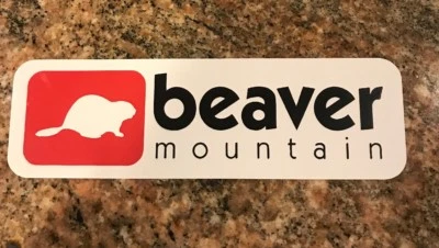 Beaver Mountain Ski Sticker - Skiing Snowboarding Utah Mountain Sports Burton