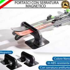 PORTASCI PORTA SCI PORTA SNOWBOARD MAGNETICI CON SERRATURA PER HYUNDAI TUCSON IV