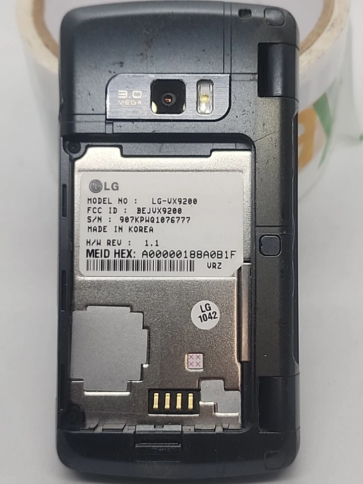 Teléfono celular plegable LG EnV3 / enV 3 VX9200 - azul y plateado (Verizon) Foto 4 de 4