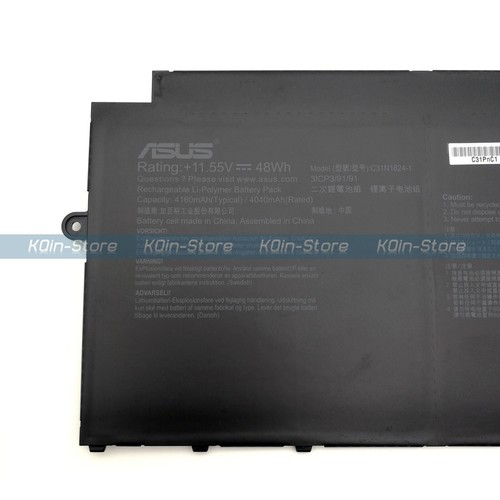 New Genuine C31N1824-1 OEM Battery for Asus Chromebook C425TA C433TA 3ICP3/91/91 - Picture 2 of 3
