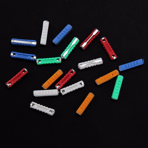 200Pcs Ceramic Continental Car Fuse Torpedo Fuses Kit 5A 8A 16A 25A 40AMP - Picture 3 of 4