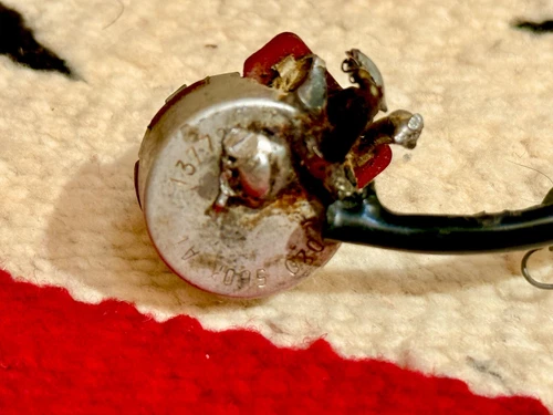 1972 Gibson Guitar 500k CTS Split Shaft Potentiometer Vintage 1970's