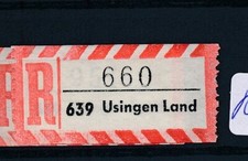 R5542) Reco-Zettel 639 Usingen Land