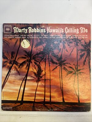Marty Robbins Hawaii s Calling Me LP