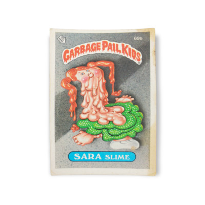 1985 Topps Garbage Pail Kids Series 2 Sara Slime #69b Live Mike