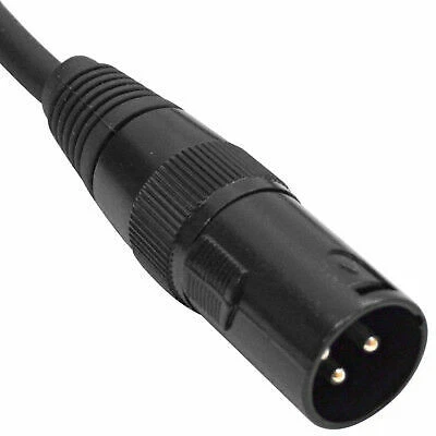 Cable adaptador de respuesta DMX 6 pulgadas 3 pines XLR macho a 5 pines XLR hembra PA/DJ Foto 2 de 4
