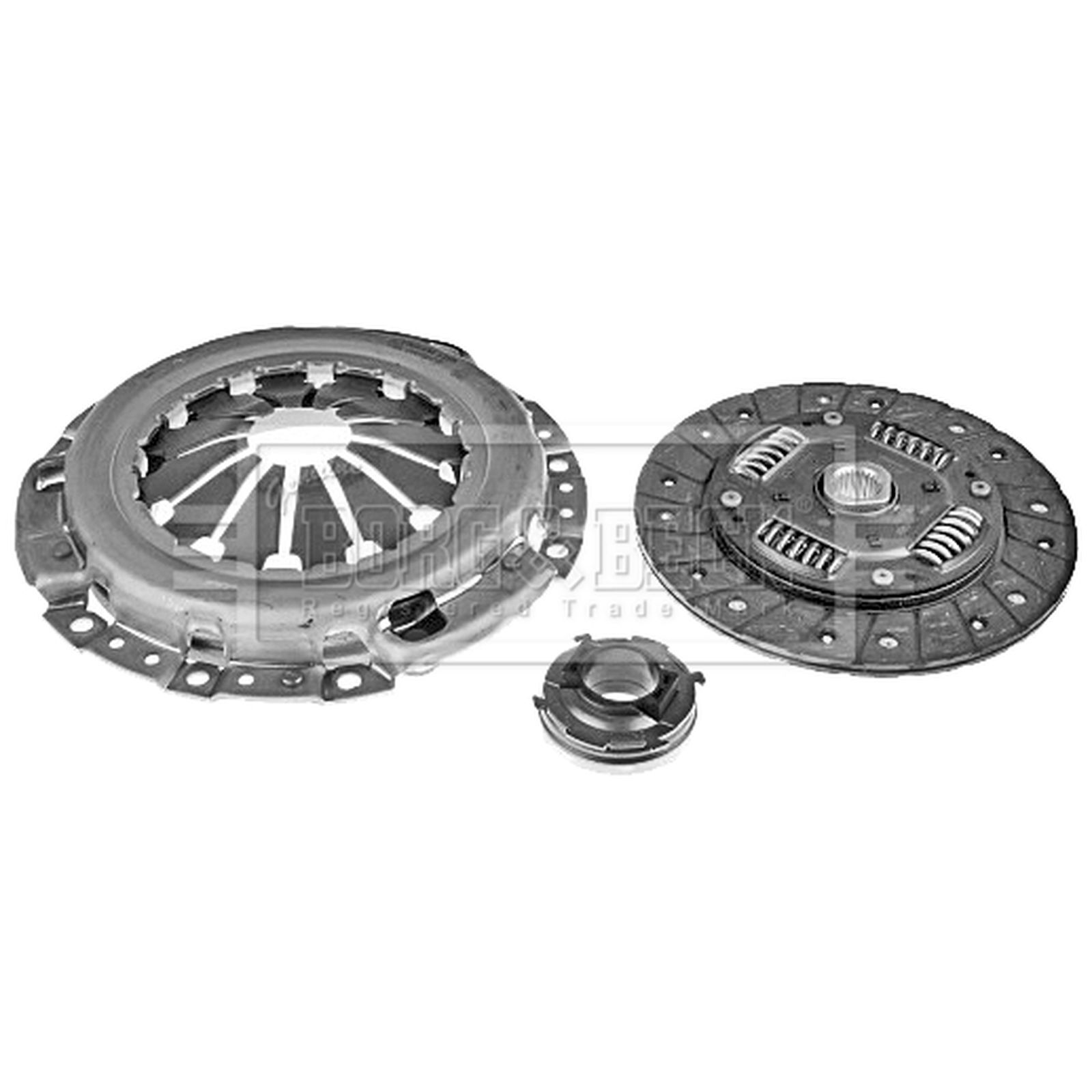 Clutch Kit 3pc (Cover+Plate+Releaser) fits KIA RIO Mk3, Mk4 1.25 11 to 20 B&B - Image 2
