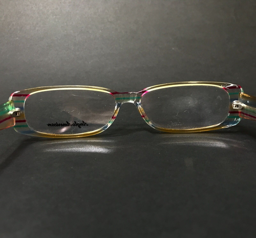 Anglo American Optical Eyeglasses Frames Winchester LE5 Clear Rainbow 55-15-130 - Picture 7 of 10
